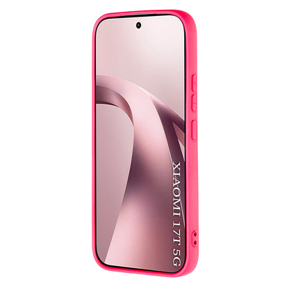 Custodia per Xiaomi 17T, Techsuit, SoftFlex, Rosa Scuro
