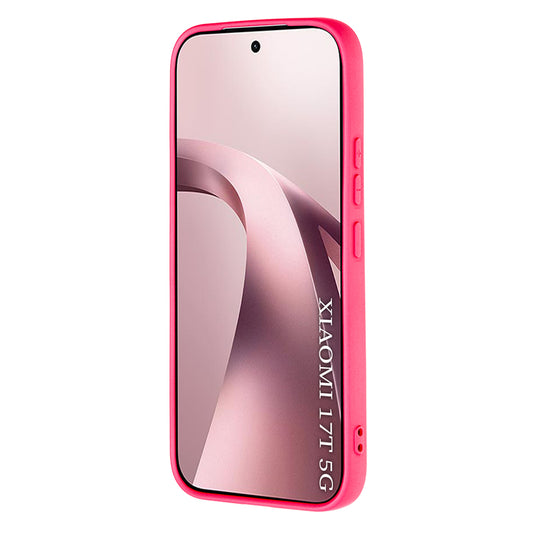 Custodia per Xiaomi 17T, Techsuit, SoftFlex, Rosa Scuro