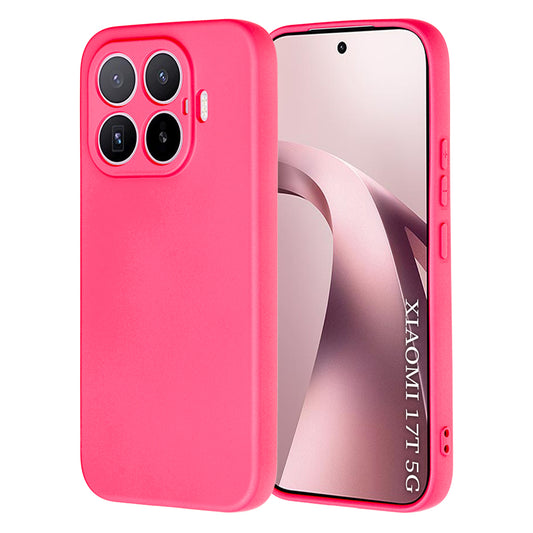 Custodia per Xiaomi 17T, Techsuit, SoftFlex, Rosa Scuro