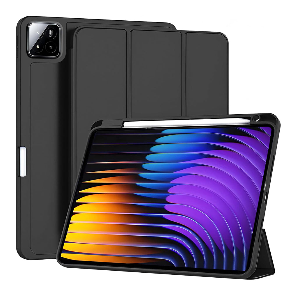 Custodia per Xiaomi Pad 7 / 7 Pro, Techsuit, Flex Trifold, Nera