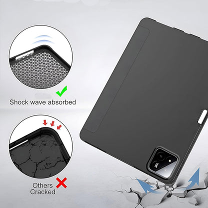 Custodia per Xiaomi Pad 7 / 7 Pro, Techsuit, Flex Trifold, Nera