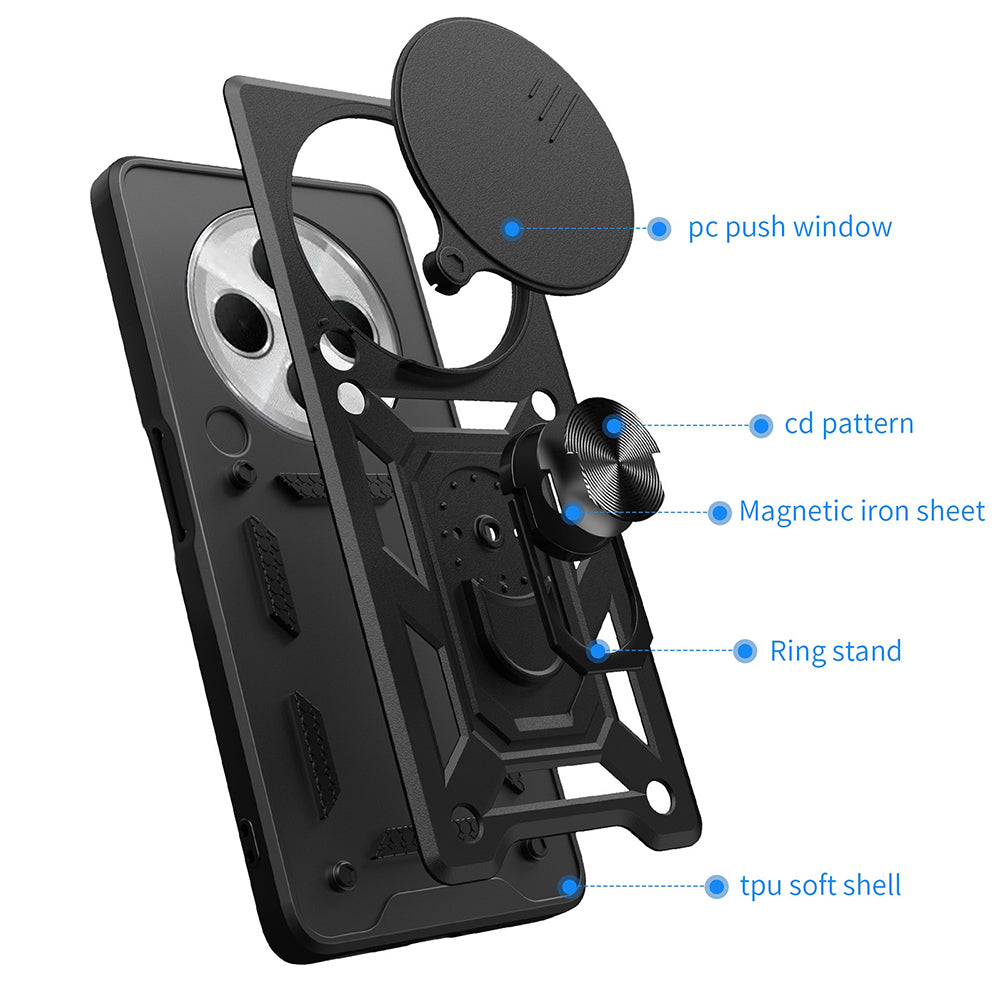 Custodia per Xiaomi Poco C75 / Redmi 14C, Techsuit, CamShield, Verde