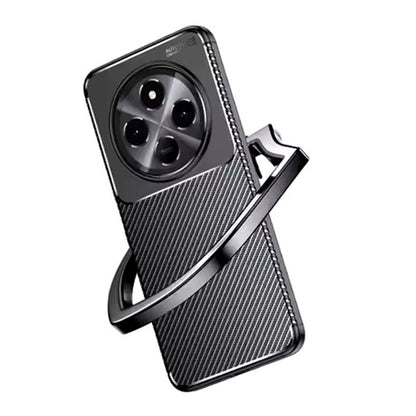 Custodia per Xiaomi Poco C75 / Redmi 14C, Techsuit, CarbonFiber, Nera