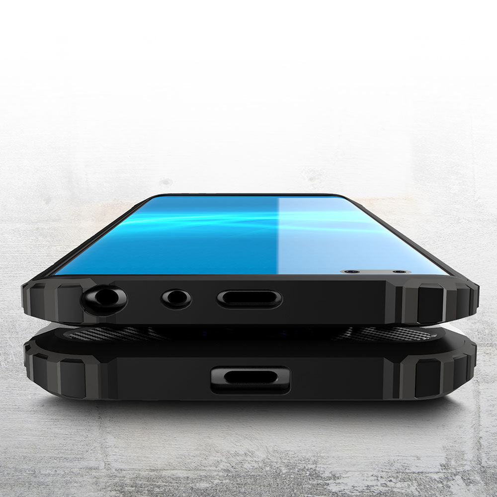 Custodia per Xiaomi Poco C75 / Redmi 14C, Techsuit, Hybrid Armor, Nera