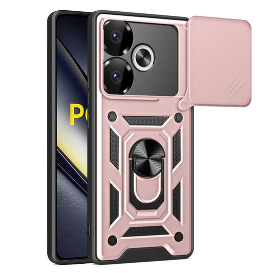 Custodia per Xiaomi Poco F6, Techsuit, CamShield, Rosa