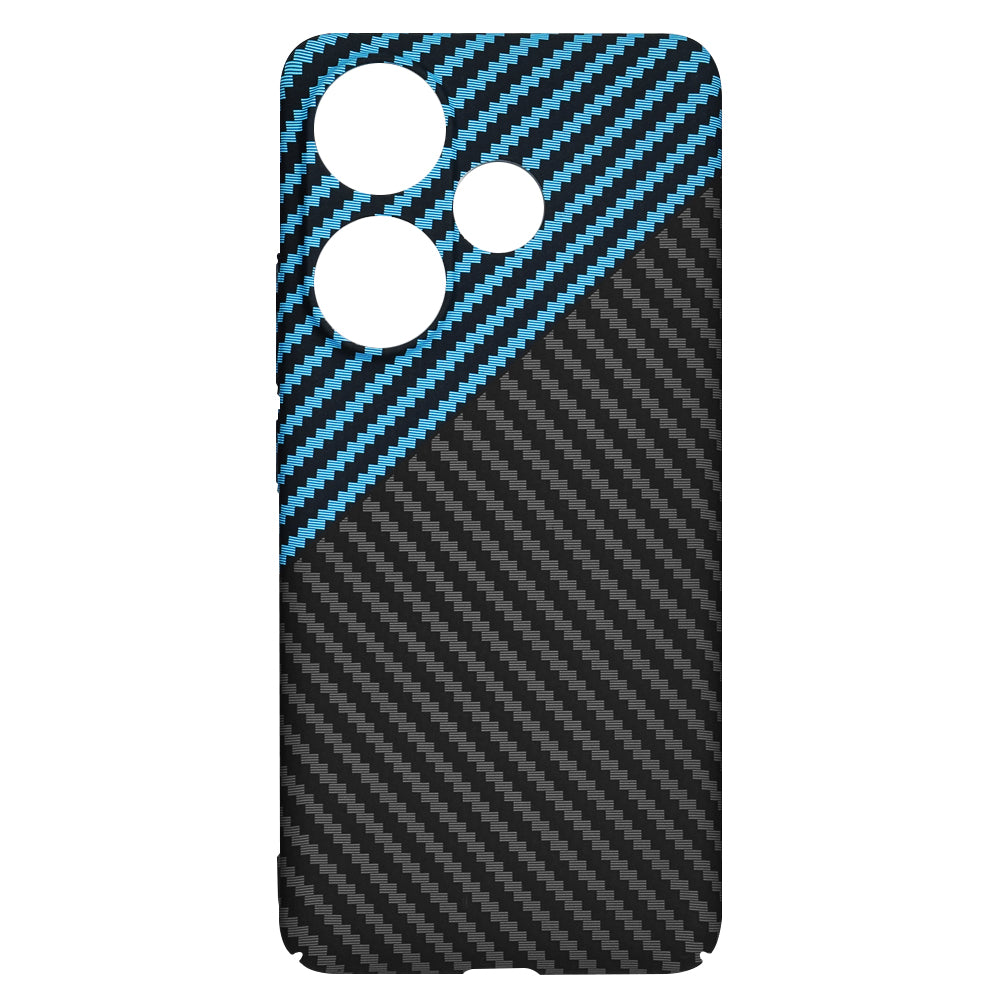 Case for Xiaomi Poco F6, Techsuit, Carbonite FiberShell, Blue