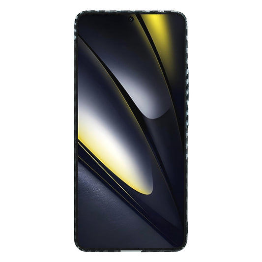 Custodia per Xiaomi Poco F6, Techsuit, Carbonite FiberShell, Nero Grigio