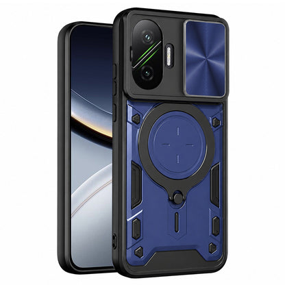 Custodia per Xiaomi Poco F7, Techsuit, CamGuard Pro, Blu