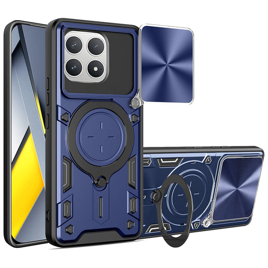 Custodia per Xiaomi Poco F8 Pro, Techsuit, CamGuard Pro, Blu