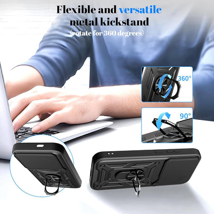 Custodia per Xiaomi Poco F8 Pro, Techsuit, CamShield, Nera