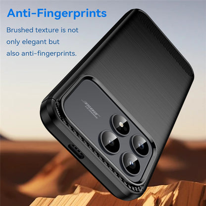 Custodia per Xiaomi Poco F8 Pro, Techsuit, Carbonio, Nera