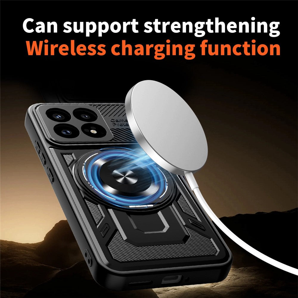 Custodia per Xiaomi Poco F8 Pro, Techsuit, RuggedCam, Blu