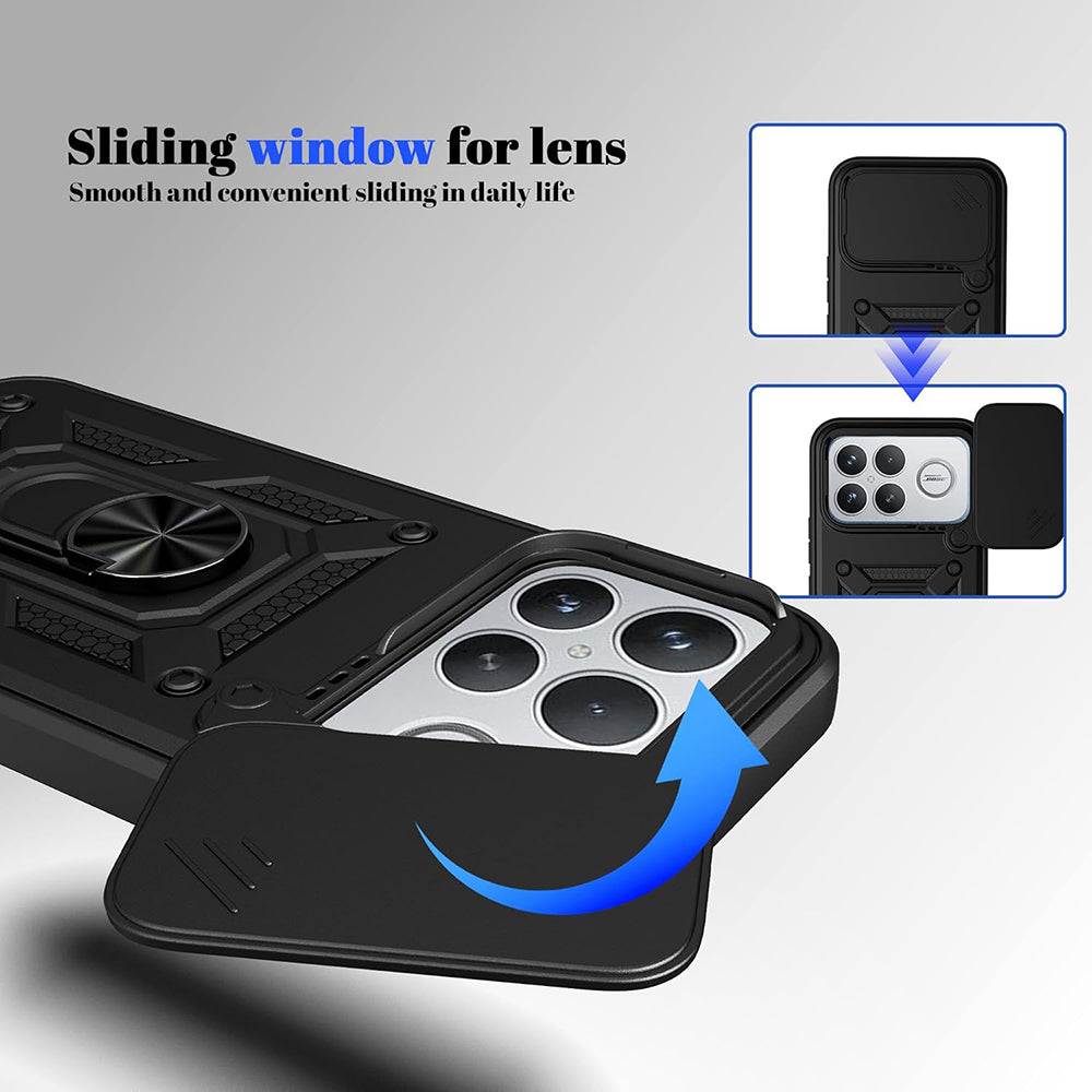 Custodia per Xiaomi Poco F8 Ultra, Techsuit, CamShield, Blu