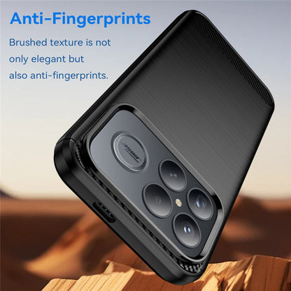 Custodia per Xiaomi Poco F8 Ultra, Techsuit, Carbonio, Nera