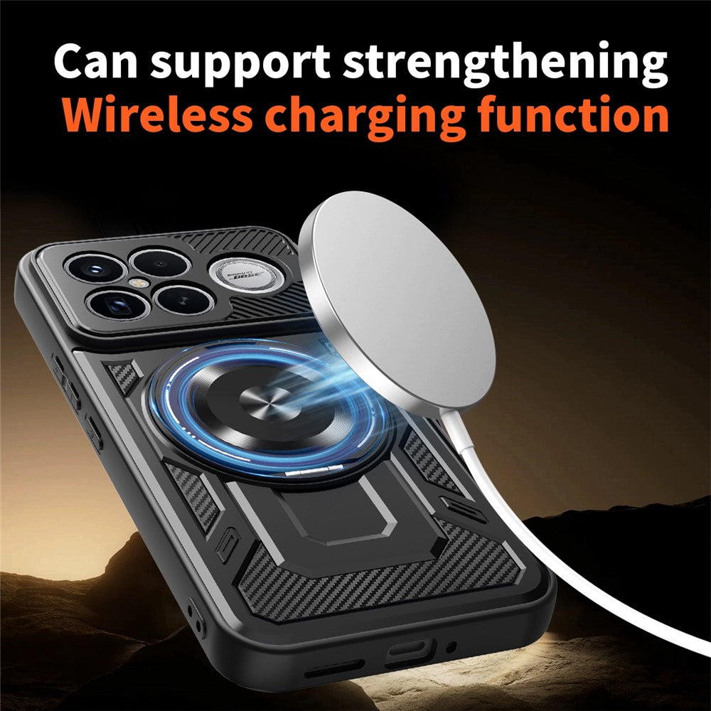 Custodia per Xiaomi Poco F8 Ultra, Techsuit, RuggedCam, Blu