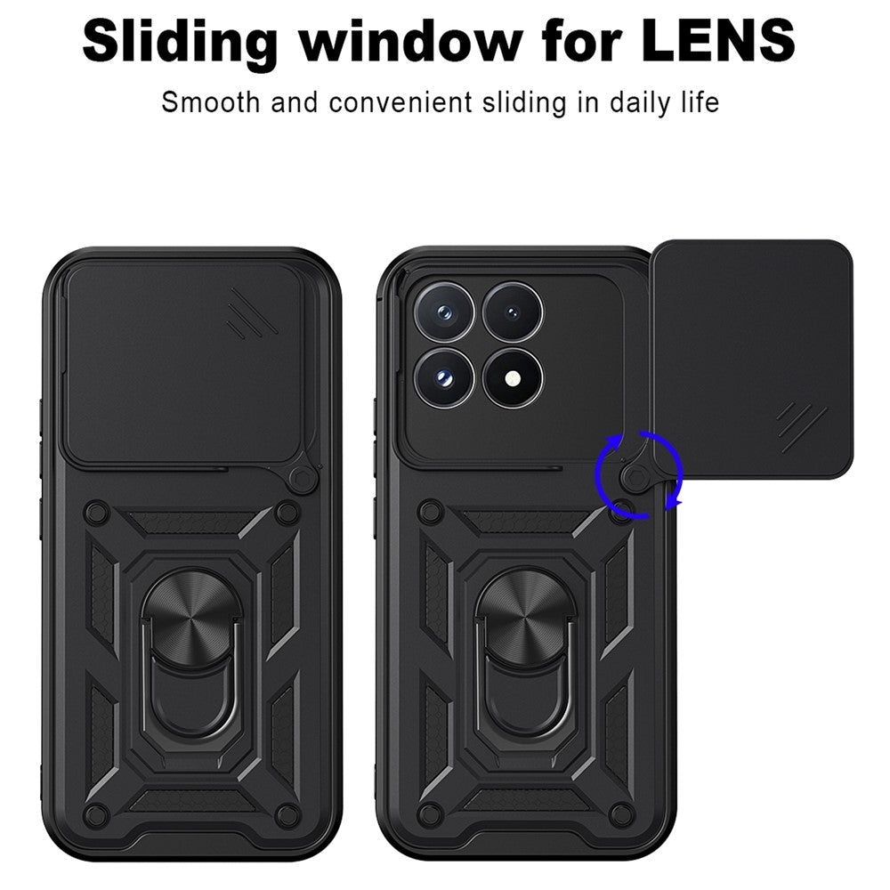 Custodia per Xiaomi Poco F9 Pro, Techsuit, CamShield, Nera