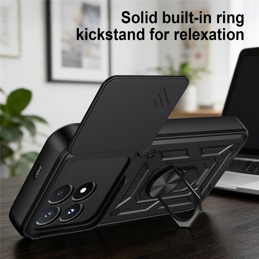 Custodia per Xiaomi Poco F9 Pro, Techsuit, CamShield, Nera