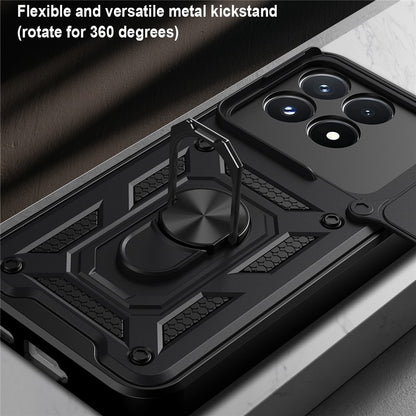 Custodia per Xiaomi Poco F9 Pro, Techsuit, CamShield, Nera