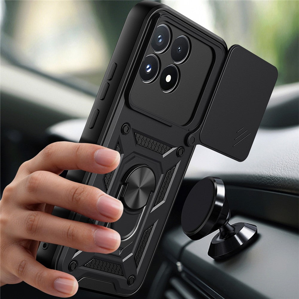 Custodia per Xiaomi Poco F9 Pro, Techsuit, CamShield, Nera