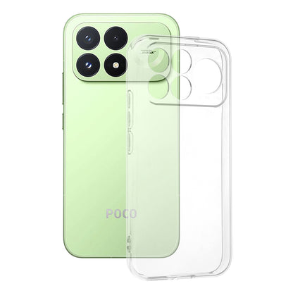 Custodia per Xiaomi Poco F9 Pro, Techsuit, Chiara, Trasparente