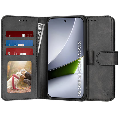 Custodia per Xiaomi Poco F9 Pro, Techsuit, Diary Book, nera