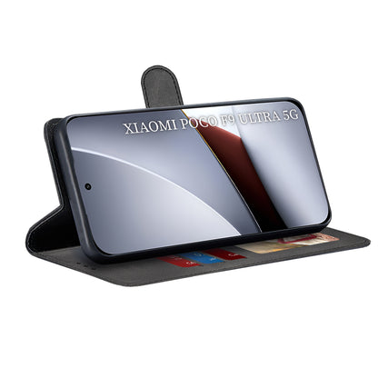 Custodia per Xiaomi Poco F9 Ultra, Techsuit, Diary Book, nera