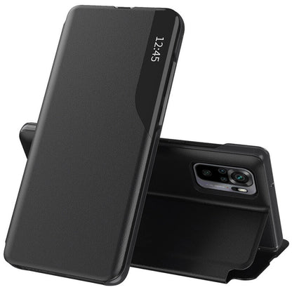 Custodia per Xiaomi Poco M5s / Redmi Note 10S / Note 10, Techsuit, eFold, Nera