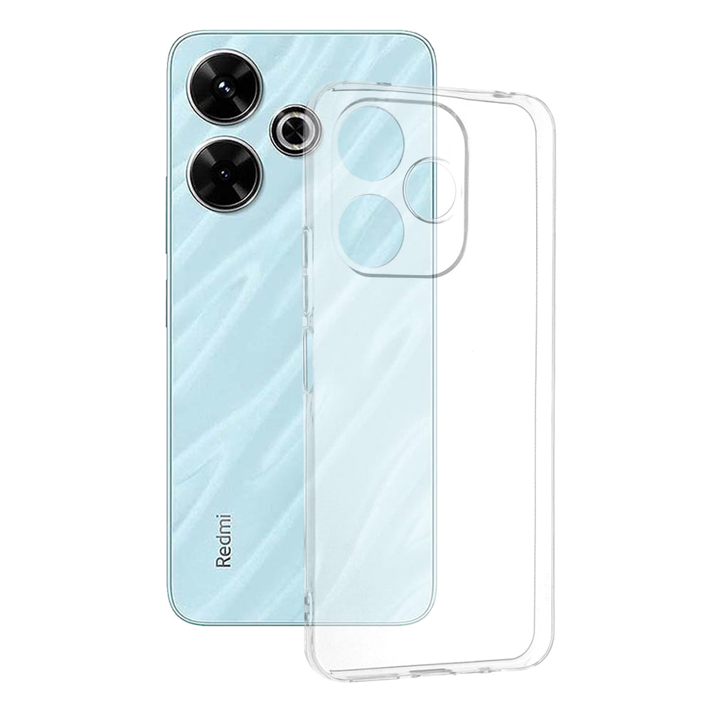 Custodia per Xiaomi Poco M6 4G / Redmi 13, Techsuit, Clear, Trasparente