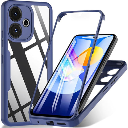 Custodia per Xiaomi Poco M6 4G / Redmi 13, Techsuit, ColorVerse 360, Blu