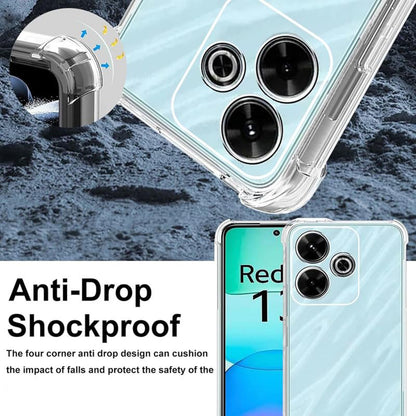 Case for Xiaomi Poco M6 4G / Redmi 13, Techsuit, Shockproof Clear, Transparent