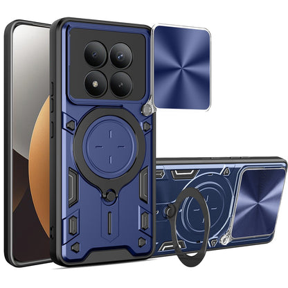 Custodia per Xiaomi Poco M8 Pro / Redmi Note 15 Pro+ 5G, Techsuit, CamGuard Pro, Blu