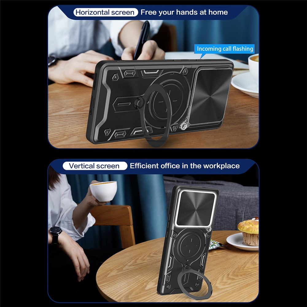 Custodia per Xiaomi Poco M8 Pro / Redmi Note 15 Pro+ 5G, Techsuit, CamGuard Pro, Viola