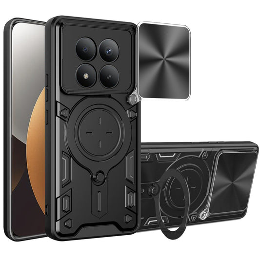 Custodia per Xiaomi Poco M8 Pro / Redmi Note 15 Pro+ 5G, Techsuit, CamGuard Pro, Nera