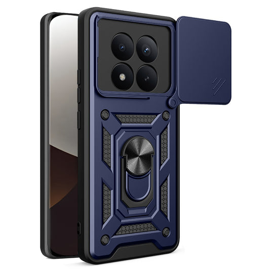 Custodia per Xiaomi Poco M8 Pro / Redmi Note 15 Pro+ 5G, Techsuit, CamShield, Blu