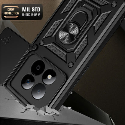 Custodia per Xiaomi Poco M8 Pro / Redmi Note 15 Pro+ 5G, Techsuit, CamShield, Nera