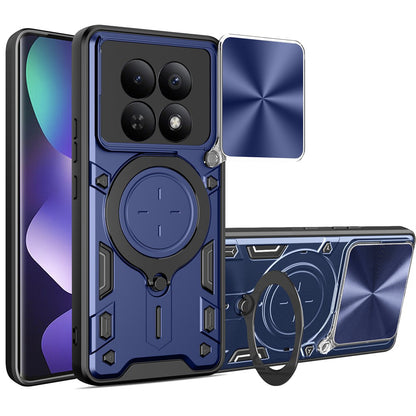 Custodia per Xiaomi Poco M8 / Redmi Note 15 5G / Note 15 4G, Techsuit, CamGuard Pro, Blu