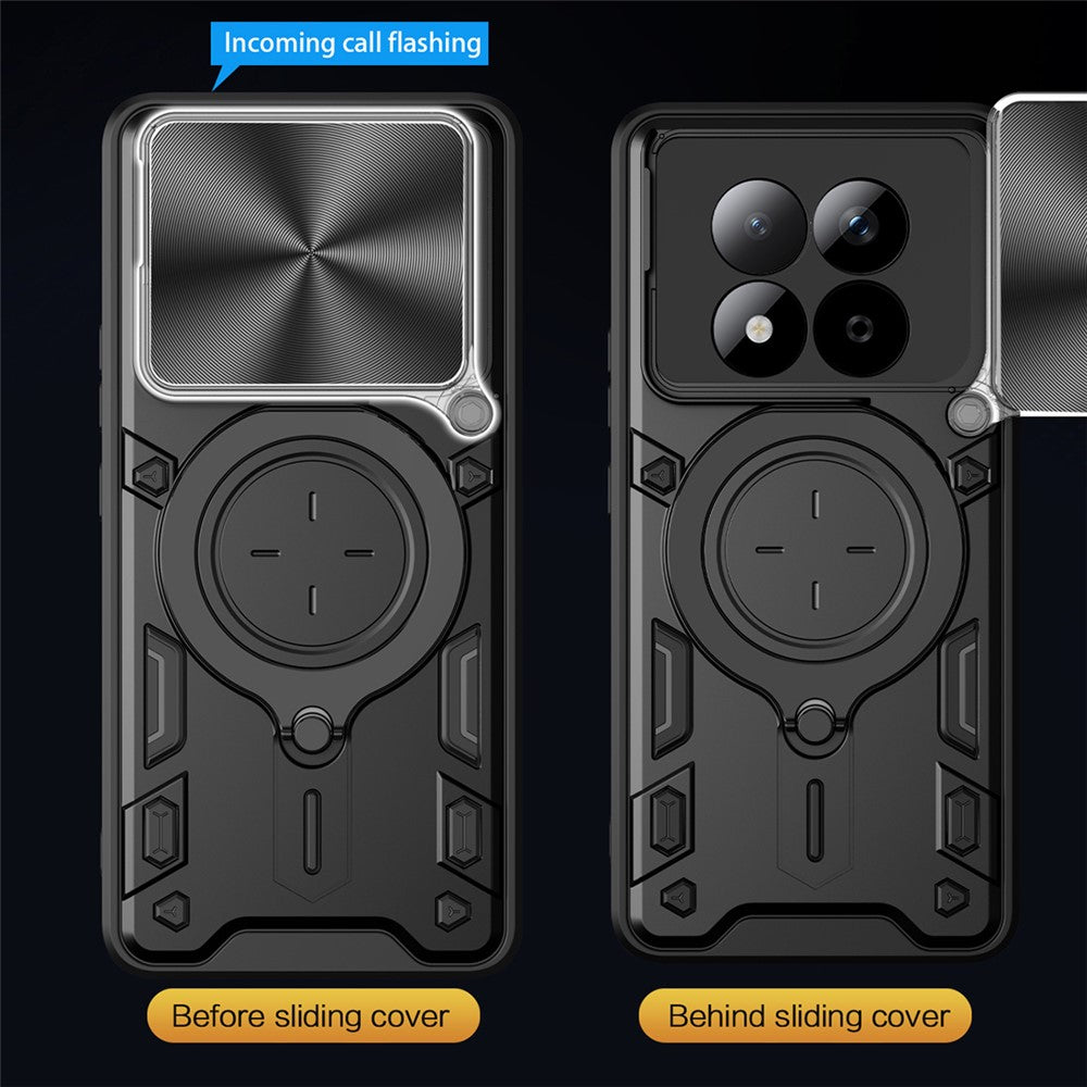 Custodia per Xiaomi Poco M8 / Redmi Note 15 5G / Note 15 4G, Techsuit, CamGuard Pro, Blu