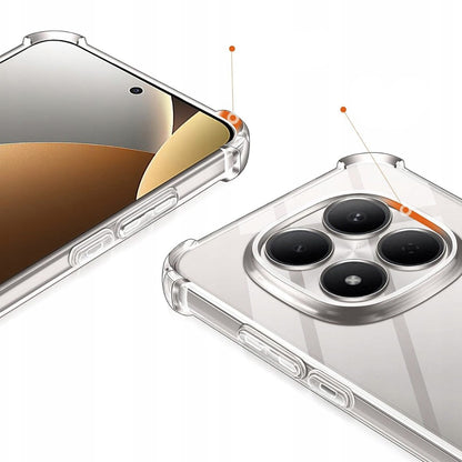 Custodia per Xiaomi Poco M8 / Redmi Note 15 5G / Note 15 4G, Techsuit, Shockproof Clear, Trasparente