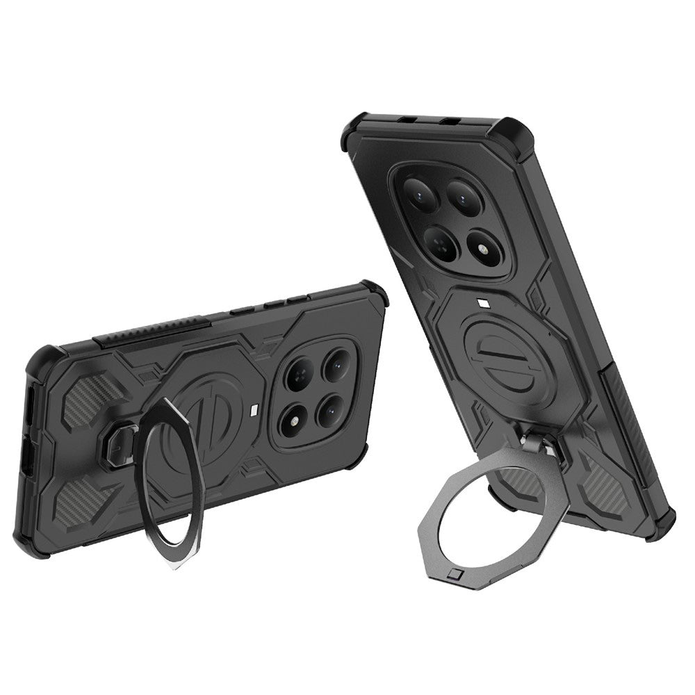 Custodia per Xiaomi Poco M8 / Redmi Note 15 5G, Techsuit, Carbon Shield Pro, Bianca