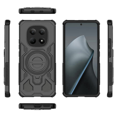 Custodia per Xiaomi Poco M8 / Redmi Note 15 5G, Techsuit, Carbon Shield Pro, Bianca