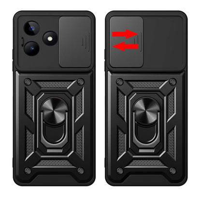 Custodia per Xiaomi Poco X6 / Note 13 Pro 5G, Techsuit, CamShield, Nera