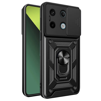 Custodia per Xiaomi Poco X6 / Note 13 Pro 5G, Techsuit, CamShield, Nera