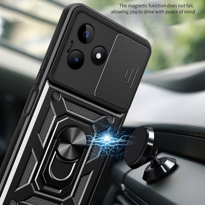 Custodia per Xiaomi Poco X6 / Note 13 Pro 5G, Techsuit, CamShield, Nera