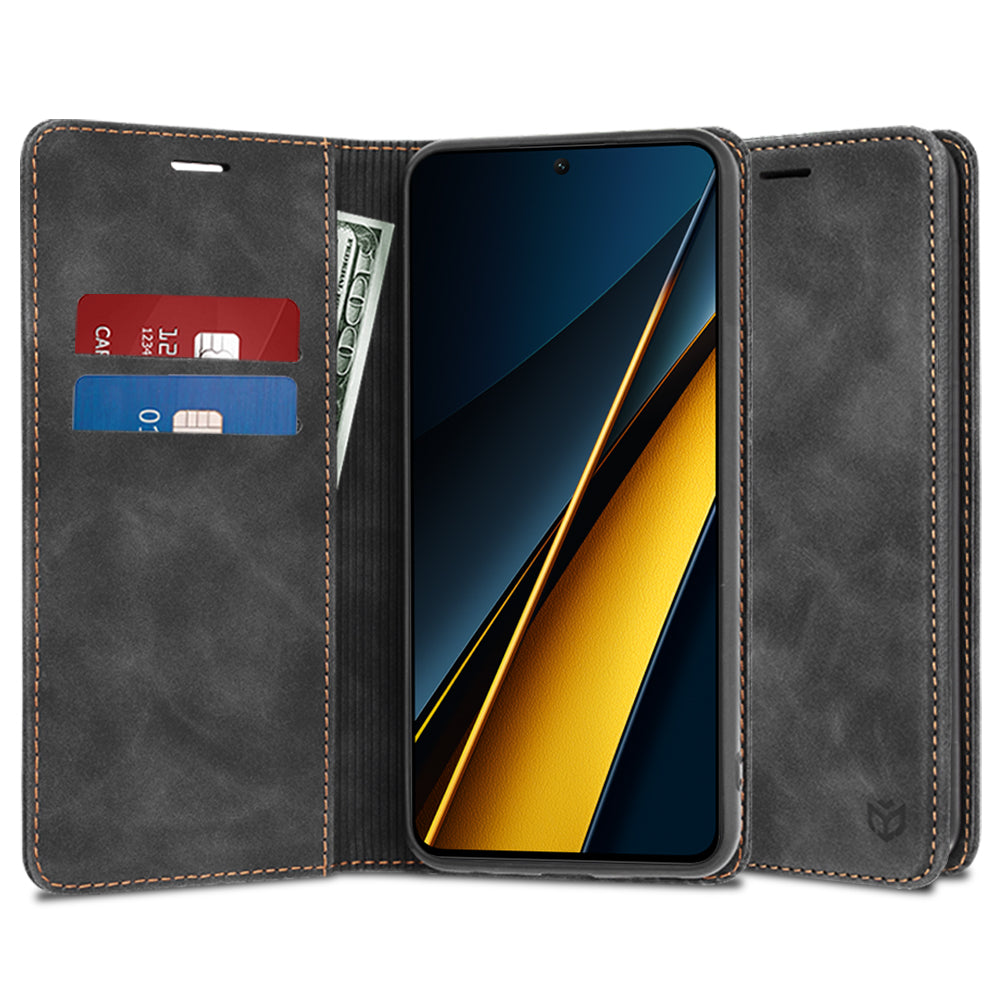 Custodia per Xiaomi Poco X6 Pro, Techsuit, Confy, Nera