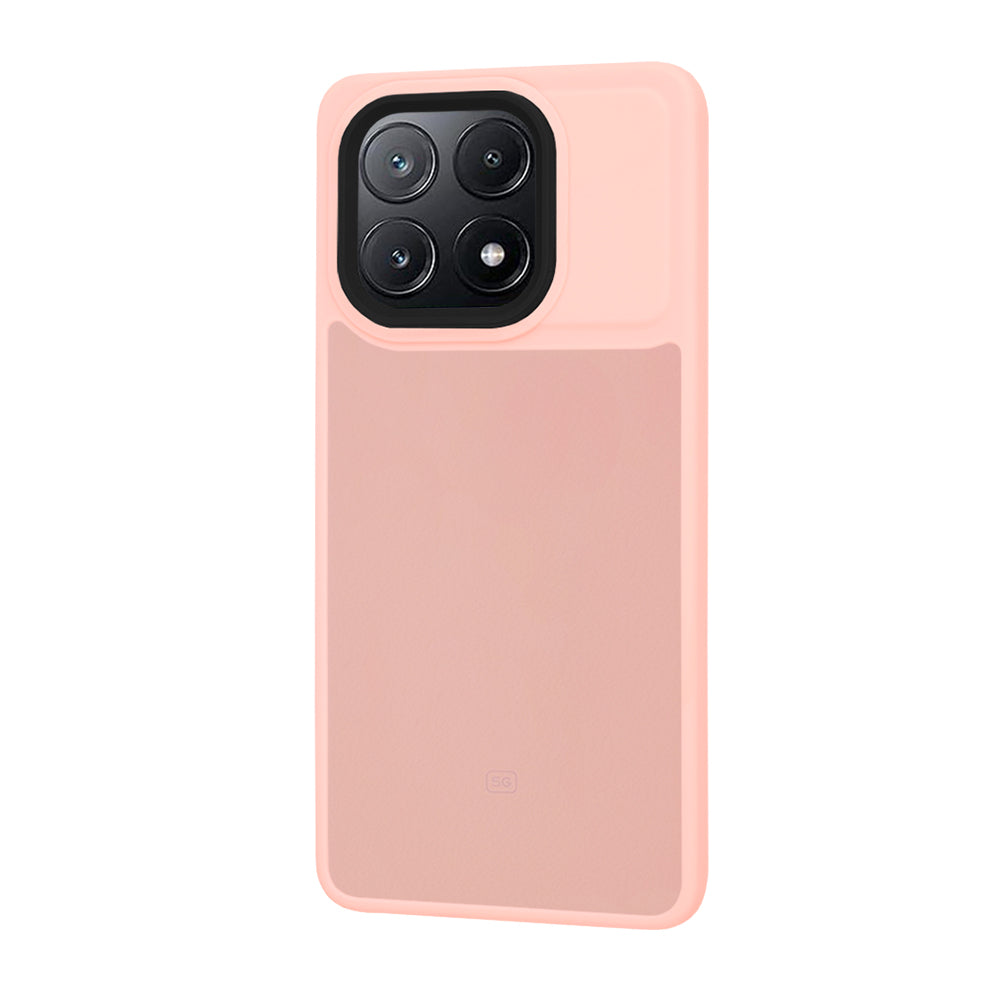 Custodia per Xiaomi Poco X6 Pro, Techsuit, HaloFrost, Rosa