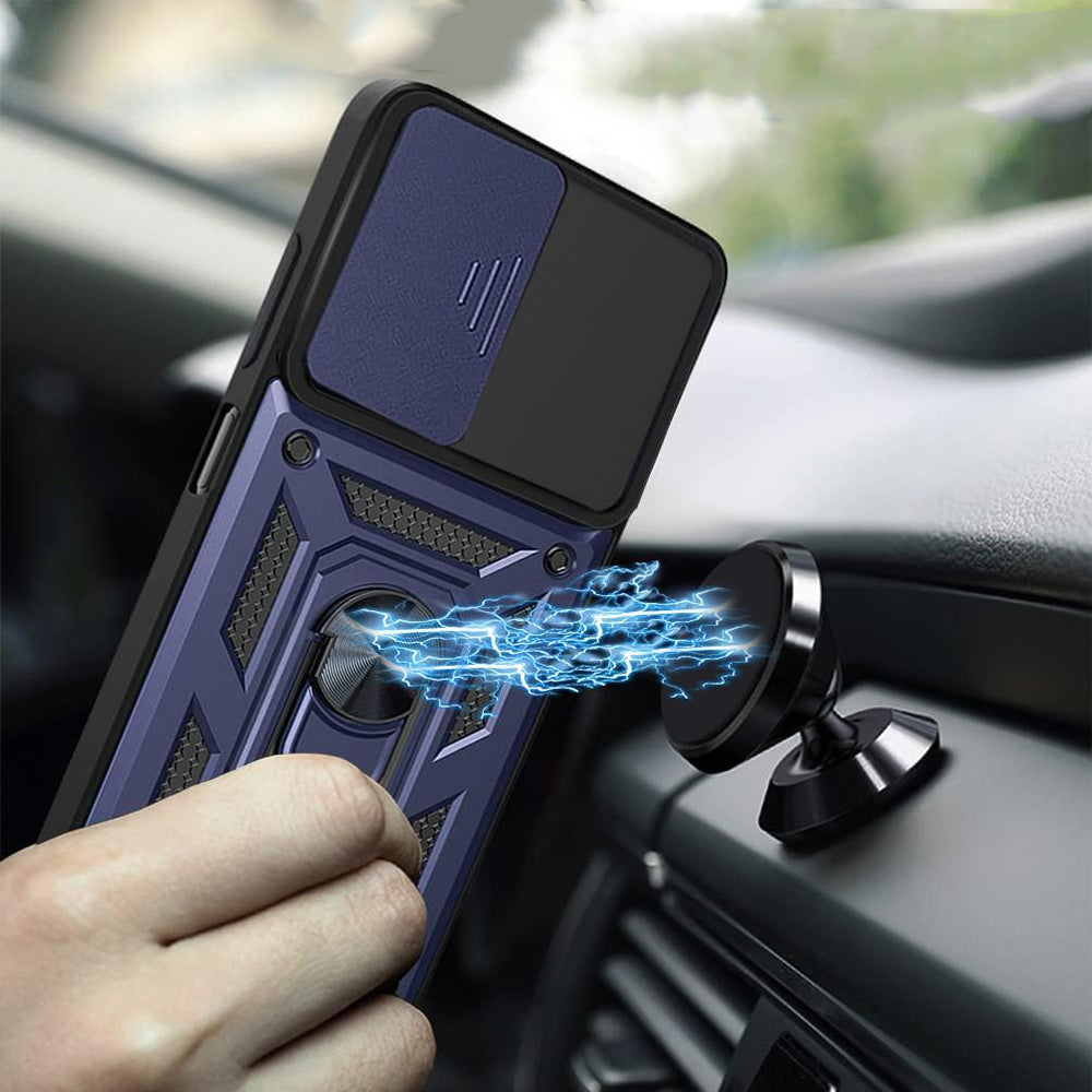 Custodia per Xiaomi Poco X6 / Redmi Note 13 Pro 5G, Techsuit, CamShield, Verde