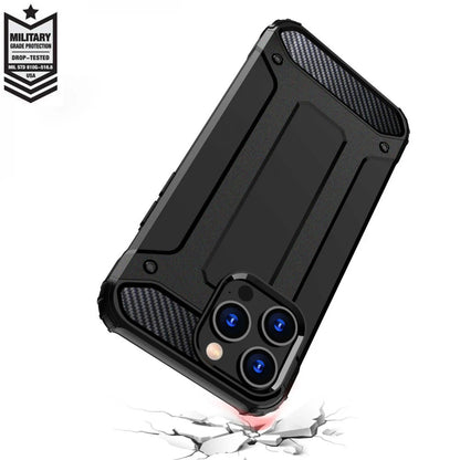 Custodia per Xiaomi Poco X7 / Note 14 Pro 5G, Techsuit, Hybrid Armor, Nera