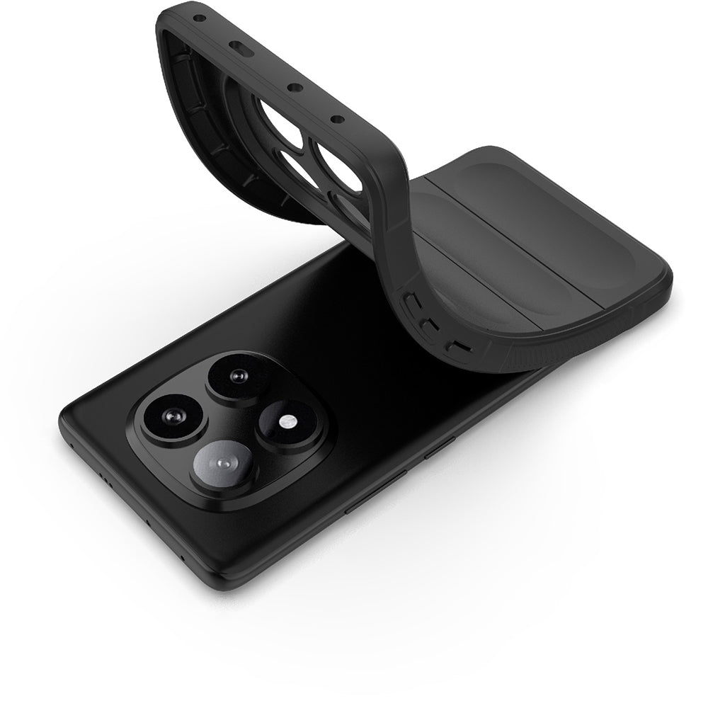 Custodia per Xiaomi Poco X7 / Note 14 Pro 5G, Techsuit, Magic Shield, Nera