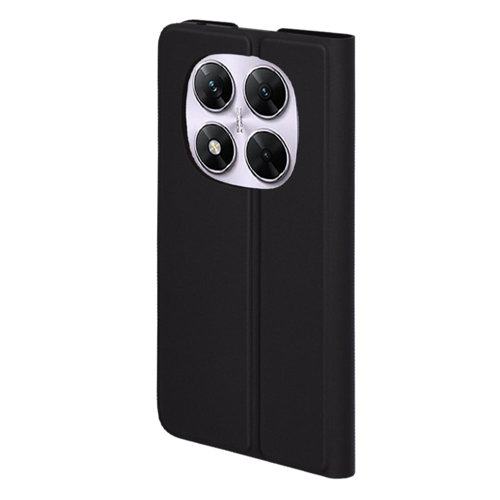 Custodia per Xiaomi Poco X7 / Note 14 Pro 5G, Techsuit, Magskin Book, Nera