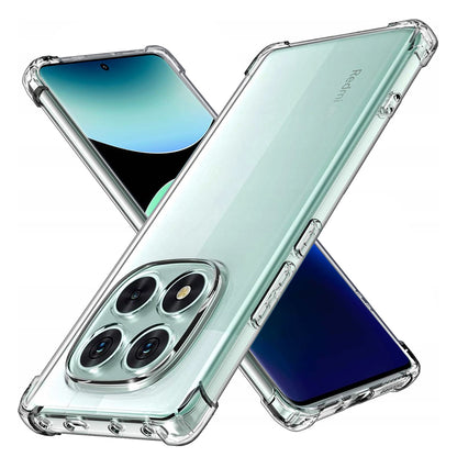 Custodia per Xiaomi Poco X7 / Note 14 Pro 5G, Techsuit, Shockproof Clear, Trasparente